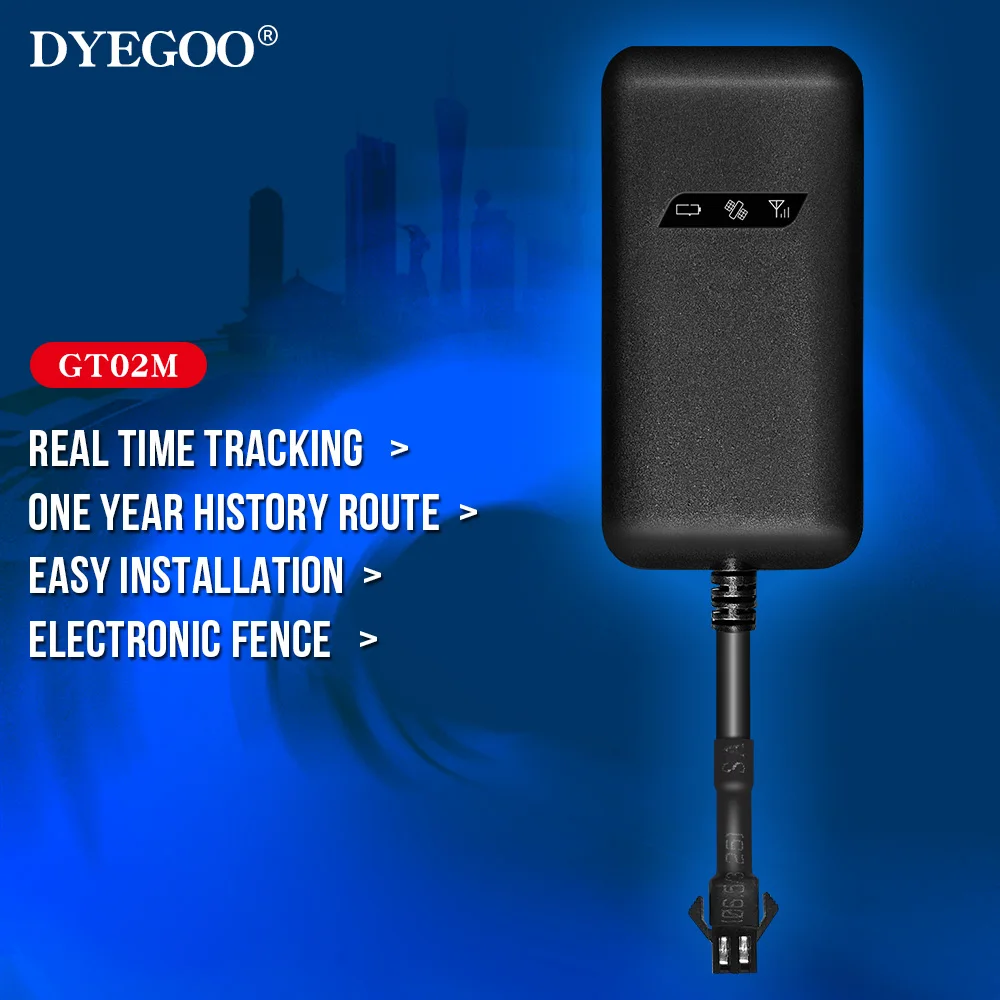 Gt02m Dyegoo Vehicle Motorcycle Car Gps Tracker Real Time Tracking High