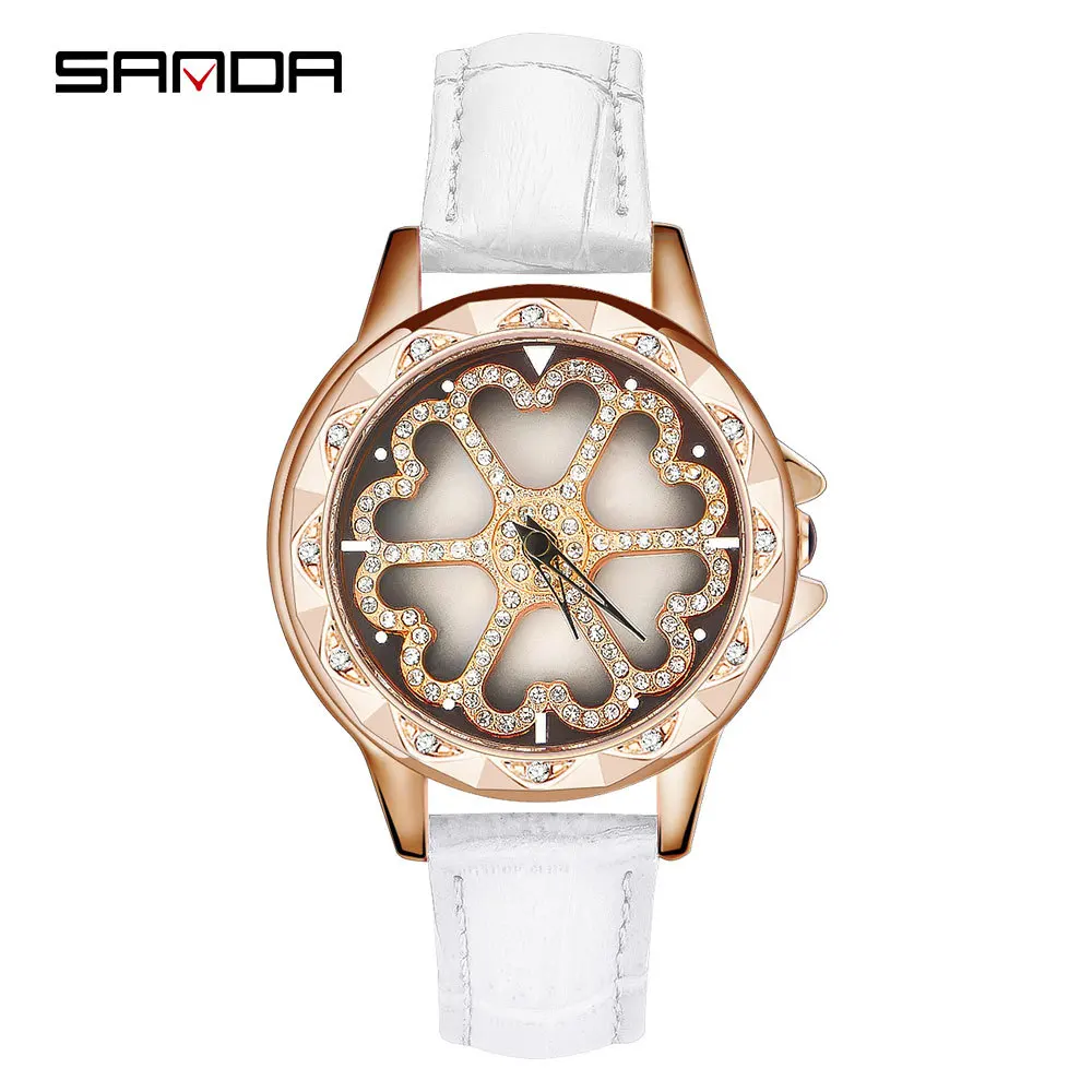 

Sanda SANDA P234 Quartz Watch Fashion No Needle Flywheel Turntable Women's Wearable Watch