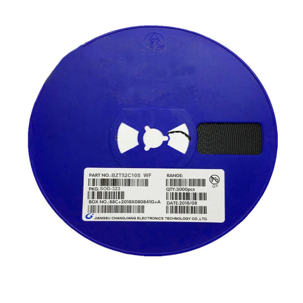 

3000PCS SMD Zener diode SOD-323 0805 0.25W SMD Diode BZT52C10V 3V 3V3 7V5 6V8 5V6 5V1 4V7 12V 10V 15V 16V 18V 20V 24V