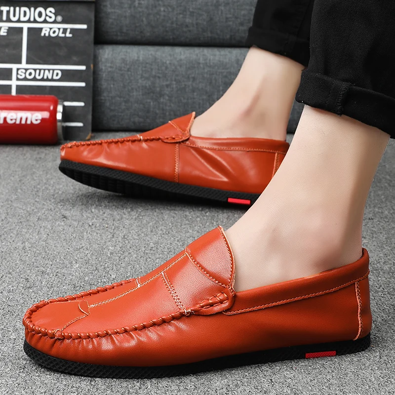 

2020 Summer Casual Shoes Men Flats Slip on Male Loafers Driving Moccasins Homme Men Casual Shoes Fashion Dress Wedding Footwear