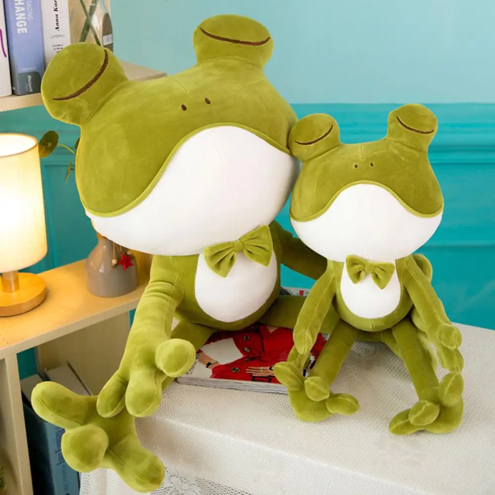 Frog Plush Toy Doll Cute Stuffed Doll Girl Soft Plush Pillow Lovely Unique Home Decoration for 3