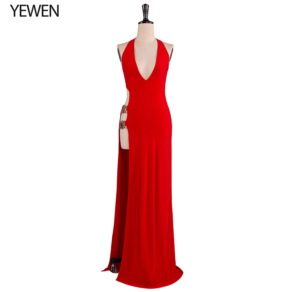 

Sexy Prom Dresses Long 2020 Halter-neck Sleeveless Backless Hollow Out Little Mermaid Prom Dress Party Gowns Vestido De Festa