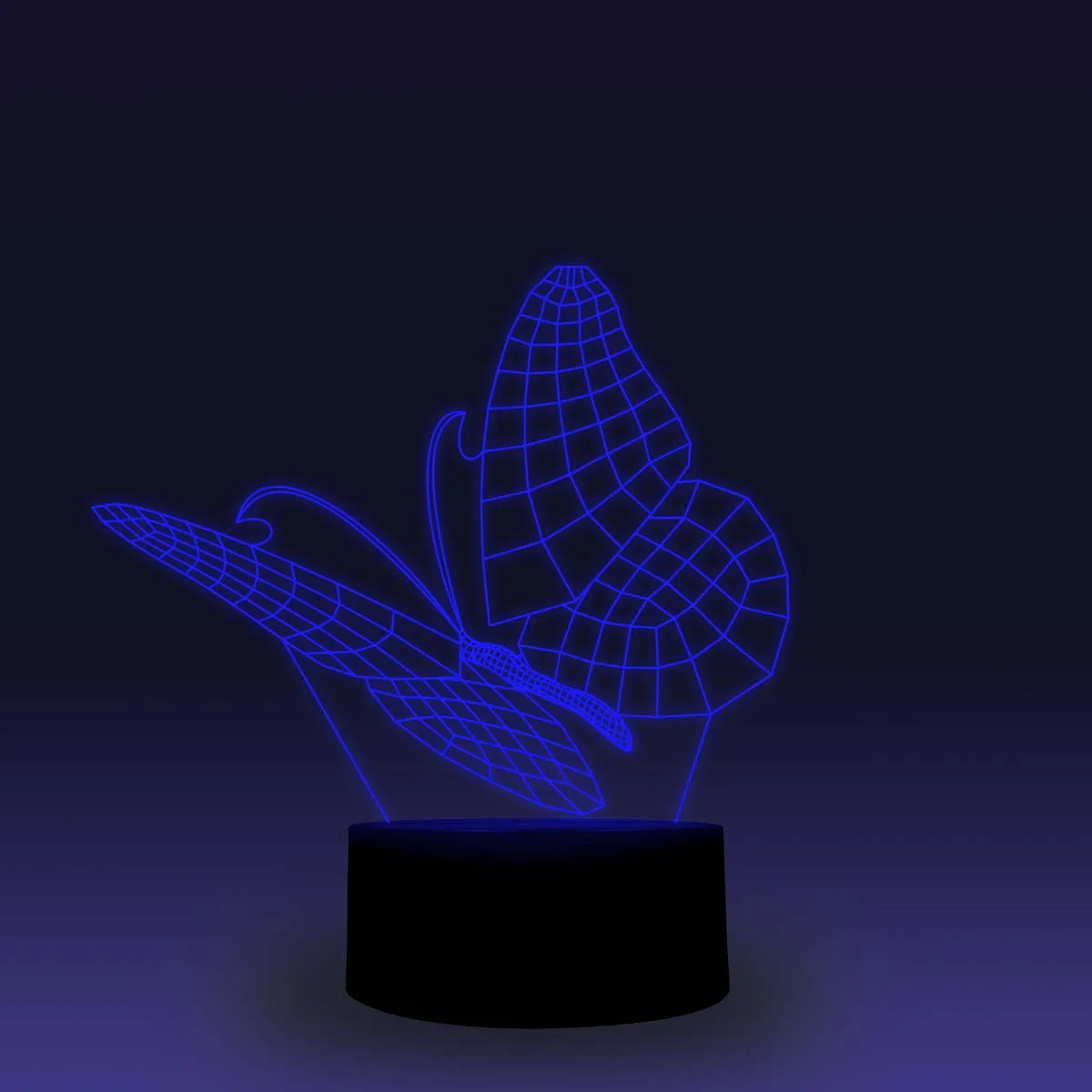 NiteApps 3D бабочка светодиодный ночник настольная лампа Иллюзия подарок на день рождения приложение/сенсорное управление