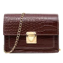 Женская однотонная сумка через плечо с узором «крокодиловая кожа», сумка-мессенджер, кошелек для телефона, сумка через плечо, Mujer sac a основной femme#50