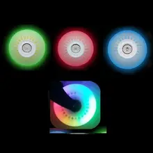 4 шт. светодиодный Инлайн ролики с расположением колес колесики заменяет световой каток мигающий коньки колеса 90A 72/76/80 мм для 608ZZ ABEC-7 подшипники