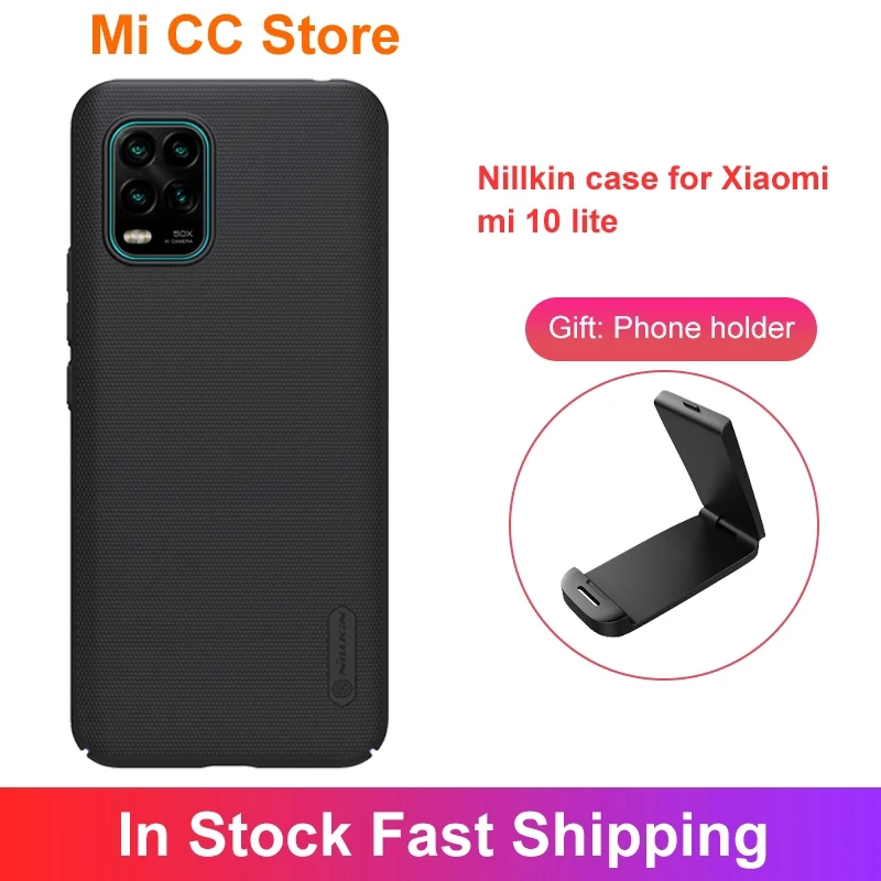 Чехол Nillkin для Xiaomi Mi 10 Lite 5G суперматовый чехол Mi10 youth PC задняя крышка держатель