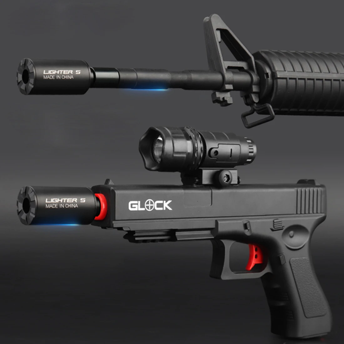Тактический высокой мощности Flash Barrel декоратор CCW 14 обратный резьбовой корпус JM9/10 гелевый бластер 10 мм резьба аксессуары для Игрушечного Пистолета