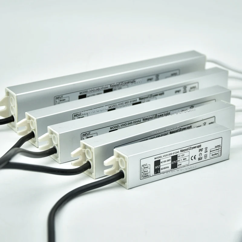 0 12V 24V IP67 LED Power Transformer