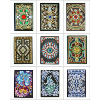 

EverShine 5D DIY Diamond Painting Special Shaped Diamond Embroidery Sale 60 Pages Notebook Sketchbook A5 Diary Book Mosaic Kits