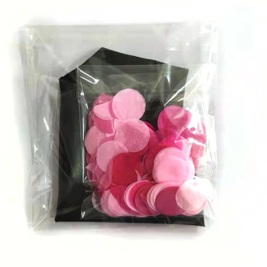 Вечерние шары для мальчиков и девочек, 36 дюймов, черный круглый шар, украшение для душа, конфетти, попперы, набор шаров JL0138 - Цвет: balloon and pink