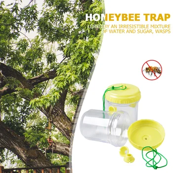 

Wasp Trap Fruit Fly Flies Insect Fly Catcher Reusable Hanging Honey-Trap Catcher No-Poison Trap Bottle Fly Killer Fly Trap
