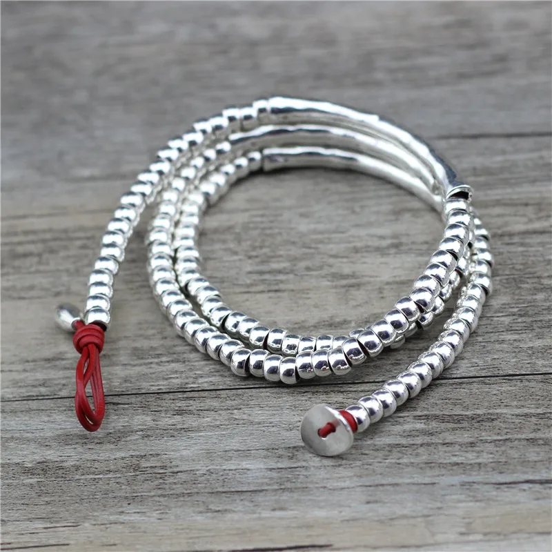 Fashion Jewelry Handmade DIY Elbow Vintage Retro Leather Bracelet For Women Men Christmas Gift Bracelet Jewelry