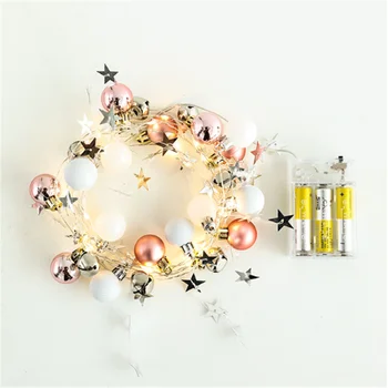 

New 2m Christmas Tree Decor String Lights Garland Bells Christmas Ornaments New Year Navidad 2020 Christmas Decoration for Home