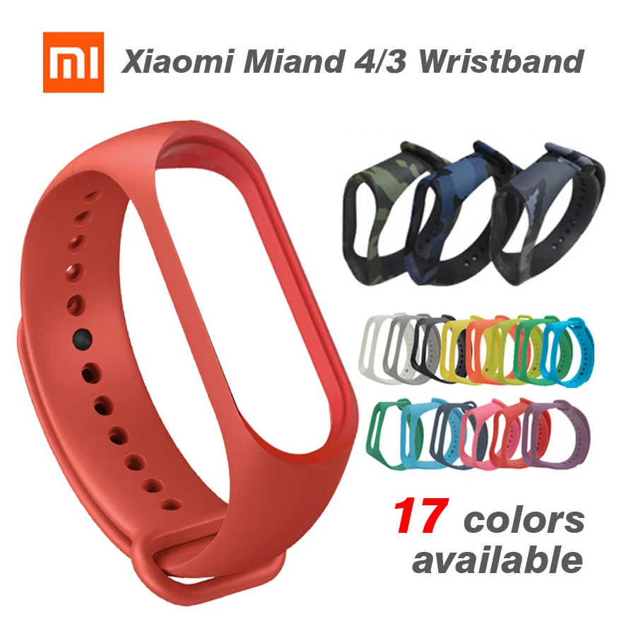 В наличии Браслет Для Xiaomi Miband 4 Mi Band спортивный ремешок часы силиконовый для