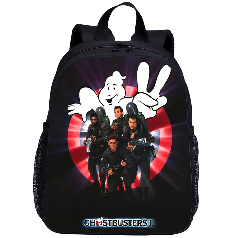 Детский 3D милый дизайнерский рюкзак с привидениями, школьные рюкзаки для мальчиков и девочек, Детский рюкзак для детского сада, школьный рюкзак Mochila Infantil - Цвет: Черный