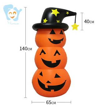 

140cm Halloween Decorations PVC Inflatable Halloween Pumpkin for Home Yard Shop