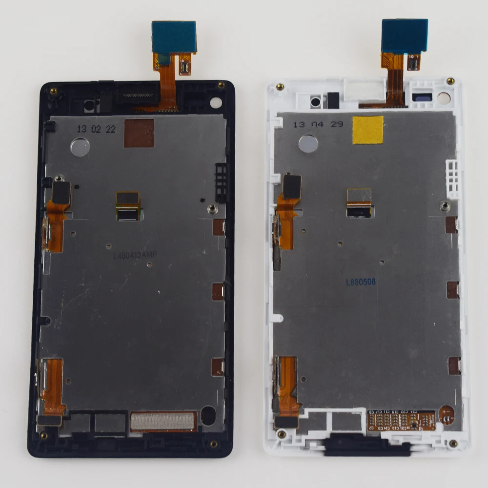 

For Sony Xperia L S36H LCD Display Touch Screen Digitizer Assembly Frame For Sony S36H LCD Touch C2104 C2105 Display Screen