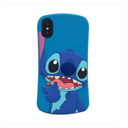 XiaoManYao Stitch Для iPhone XS Max XR 7 8 Plus X 5 5S 6 6S 9 чехол 3D милый мультфильм мягкий силиконовый чехол свинья кролик лошадь Роза холодные пилюли человек любовь - Цвет: XiaoManYao Stitch