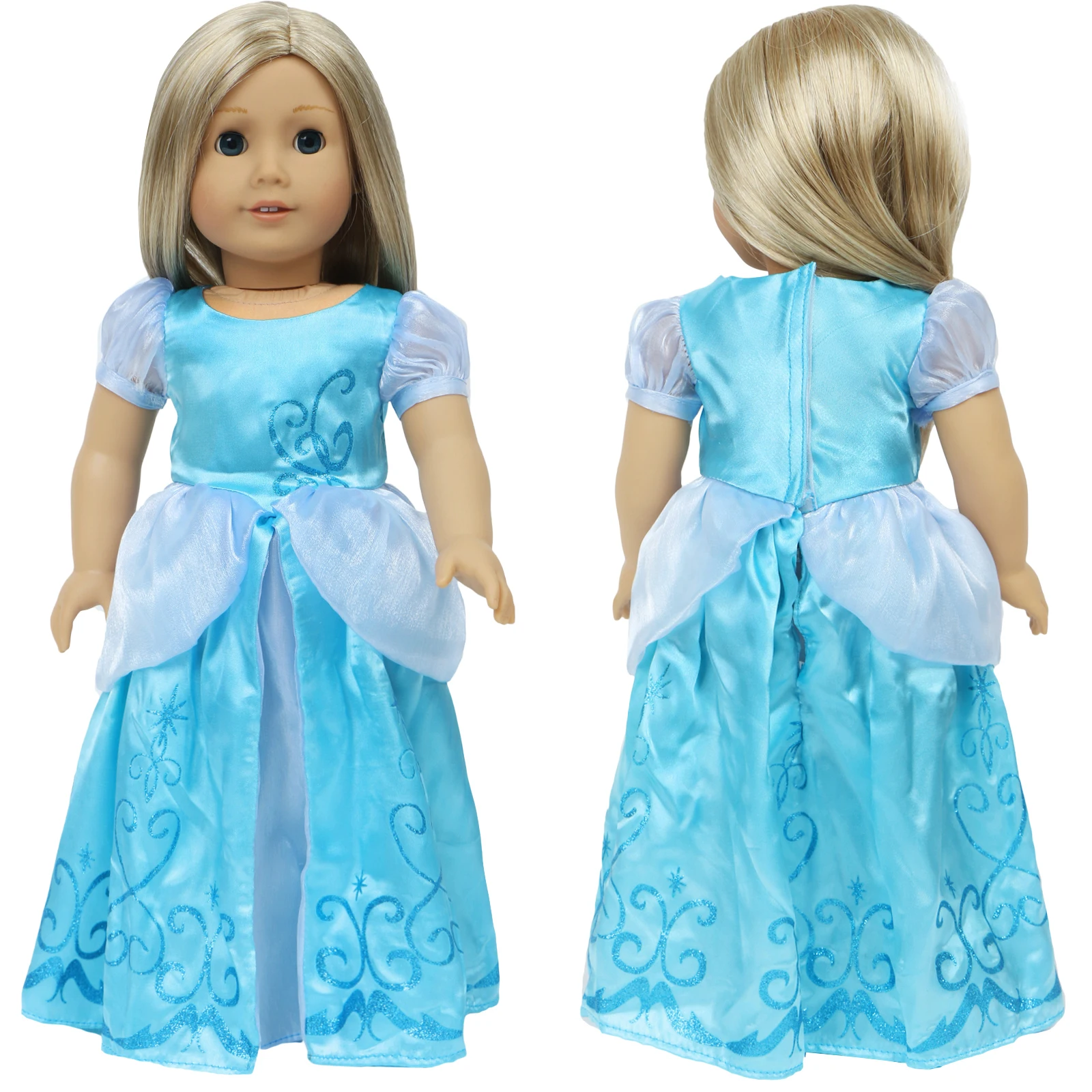 american girl doll ball gowns