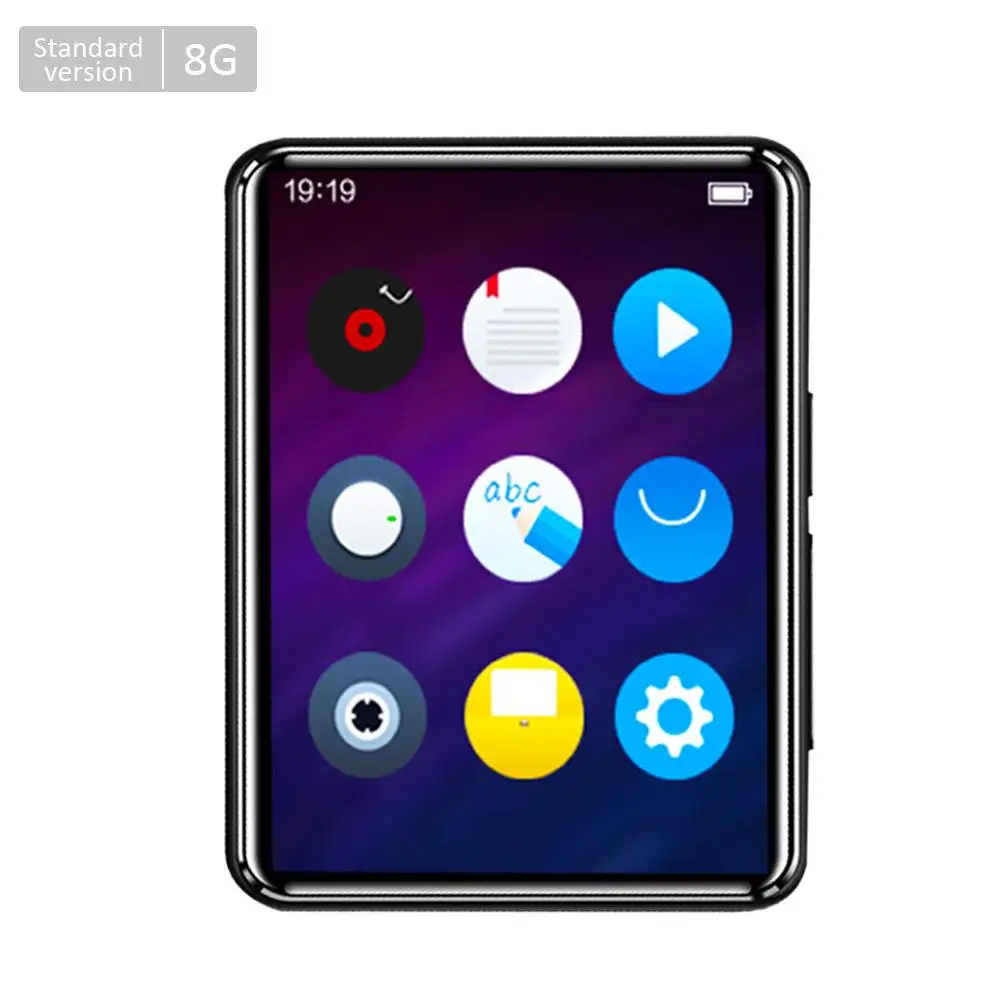 Полный сенсорный экран MP3 Bluetooth MP3 плеер с fm-радио видео плеер электронная книга MP3 плеер Bluetooth с динамиком для BENJIE X5