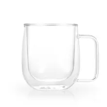 Горячая прозрачная двухслойная стеклянная термостойкая чашка для чая, кофейная кружка, чашка с изоляцией, здоровый напиток, отличный подарок