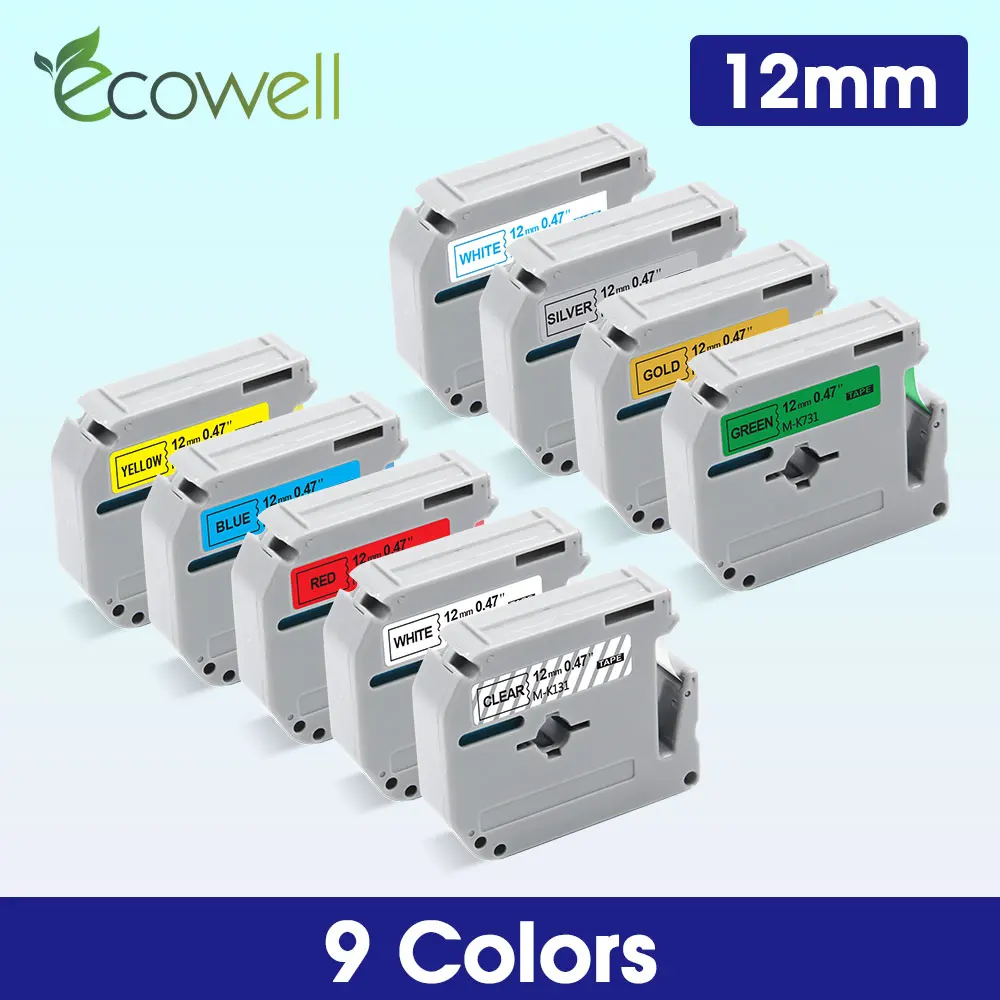 Ecowell 1 шт. MK231 MK 231 запечатанных лент для детей возрастом от 12 мм M K231 mk 131 431 631