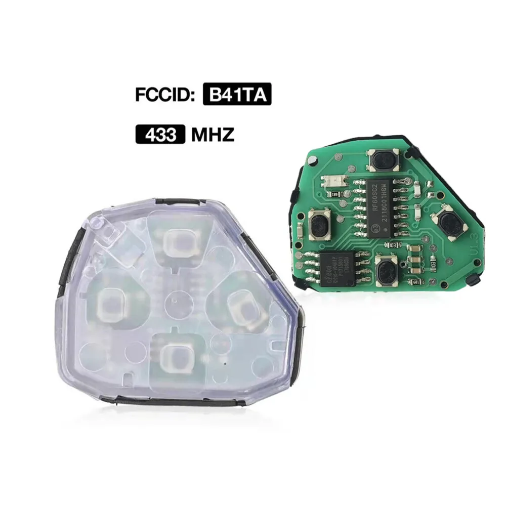 Car Remote Key Car Key 2/3/4 Buttons B41TA B42TA B44TA G01TA 433.92MHZ For Toyota Hilux Camry Yaris Vios Prius Fob Replacement