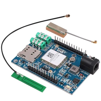 

GPS Module, GSM GPRS GPS Module 3 in 1 Quad Band GSM/GPRS IPEX Antenna DC5-9V Support Voice Short Message for Arduino STM32 51 M