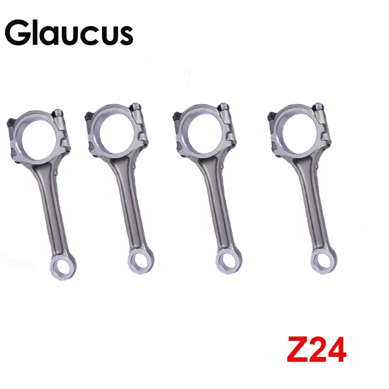 4Pcs Z24 Z24I Motore Biella Per Nissan 720 Carrello Elevatore D21 E Xe Datsun Vanette Nomad Hardbody Camion Pathfinder 2389Cc 2.4L
