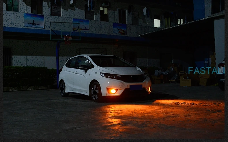 Для Honda FIT JAZZ- светодиодный светильник, противотуманный светильник, светильник на передний бампер, лампа, эффективное охлаждение, украшение автомобиля
