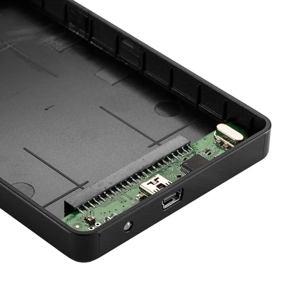 Zheino 2,5 PATA к USB 2,0 HDD чехол внешний жесткий диск Корпус для IDE SSD HDD без инструментов