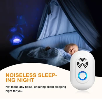 

2Pcs Pest Reject Ultrasound Mouse Cockroach Repeller Device Insect Rats Spiders Mosquito Killer Pest Control Household Pest