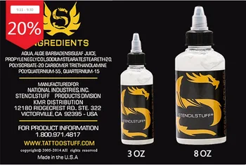 

Professional Tattoo Transfer Gel Stencil Primer Stuff Cream Body Art Tools Safe Skin-friendly Mild Formula Stencil Stay