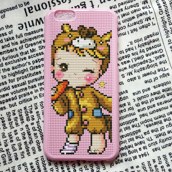 

222 Mobil Phone Cover Cellphone Shell Cases Housing Iphone Craft Cross Stitch Needlework Embroidery Counted Cross-Stitching Kit