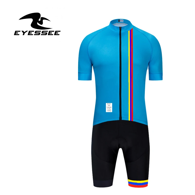 Triatlon 3 вида цветов! Коламбия велокостюм велосипедная одежда eyessee Pro велосипедная одежда спортивный комбинезон мужской триатлон, Велоспорт одежда - Цвет: Triatlon