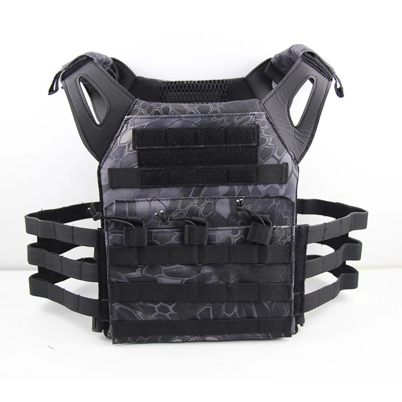 

Tactical Hunting JPC Plate Molle Carrier Vest Body Armor Mag Chest Rig Magazine Paintball Airsoft CS Protective Lightweight Vest