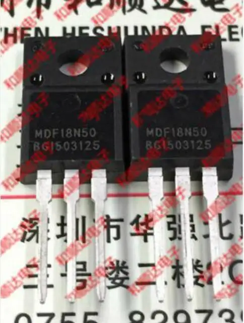 

Free shipping 20PCS MDF18N50 TO-220F 500V 18A