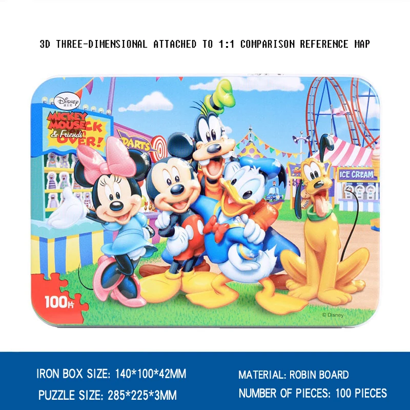 Disney Toy Story 4 Мультяшные анимационные Пазлы для детей 2020 Детские 100 штук деревянные