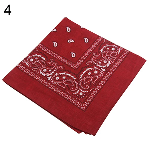 men scarf style Newly arrived women men hair band sport square head scarf handkerchief 55x55cm mens red scarf Scarves