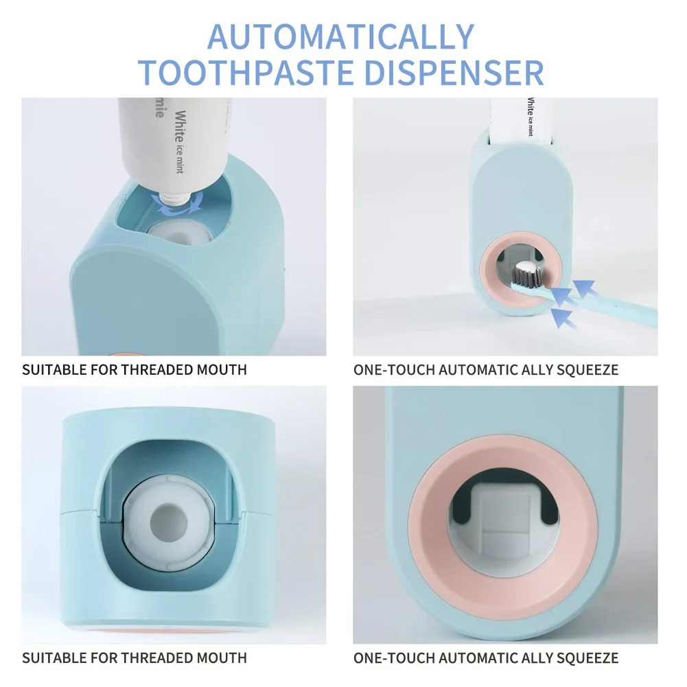 Автоматический Дозатор зубной пасты Hands Free, соковыжималка зубной пасты для семьи, универсальный для ванных и туалетных комнат, SEP99