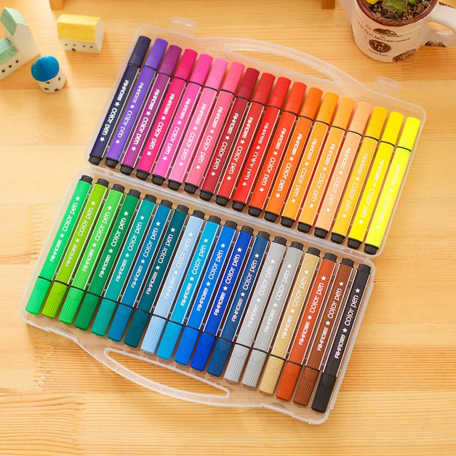 Color pen art marker drawing set colors children watercolor pen