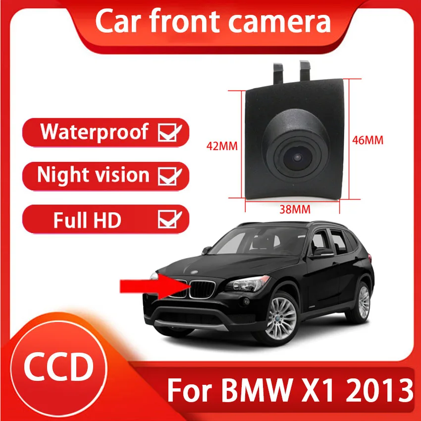 

CCD Full HD Высокое качество Водонепроницаемый Автомобильная Камера Переднего Вида Ночное видение 170 широкий градусов логотип встроенный Подходит для BMW X1 2013