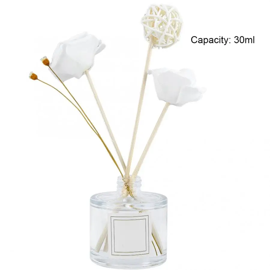 

30ML Essential Oil Fragrance Diffuser Exquisite Rattan Dry Flower Office Fragrance Home Decoration Aroma Diffuser Set