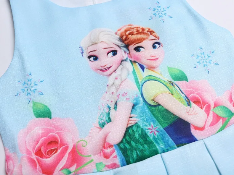 Anna Elsa Girls Dress Summer Snow Queen Dress For Girls Party Dress Birthday Gift Toddler Princess Dress Christmas Dress Girl