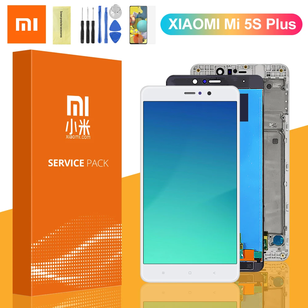Оригинальный дисплей 5 7 ''для Xiaomi Mi 5s Plus ЖК-дисплей сенсорный экран дигитайзер