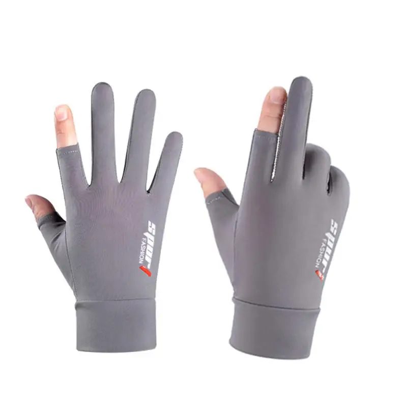 Fishing Catching Gloves Protect Hand Professional Release Anti-slip Fish Gloves Ice Silk Anti-Slip Anti-Sweat Fishing