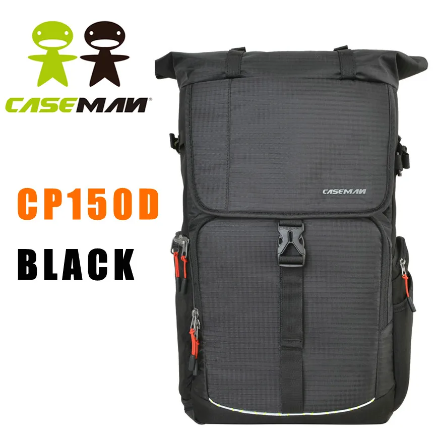 Caseman UAV Guider серии CP100 CP200N CP300N CP150D CP350D сумка для камеры цифровые DSLR SLR рюкзаки для спорта на открытом воздухе - Цвет: CP150D-Black