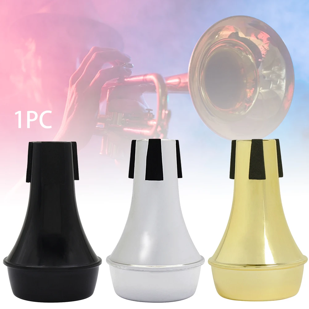 Portable Practice Silencer Lightweight Reduce Sound Practical Tenor Straight ABS Beginner Alto Musical Instruments Trumpet Mute