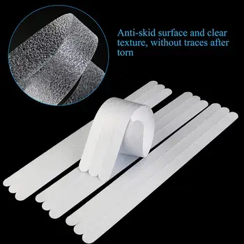 

36pcs Anti-slip Strips Shower Stickers Bath Safety Strips Transparent Non Slip Strips Stickers for Showers Stairs and Floors