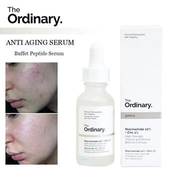 

30ml The Ordinary Niacinamide 10% + Zinc 1% peeling solution Face Serum Oil Balance Reduce Blemishes lasting Whitening Skin Care